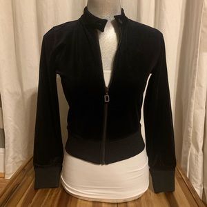 DKNY Vintage Y2K Velvet Track Jacket Size (S)